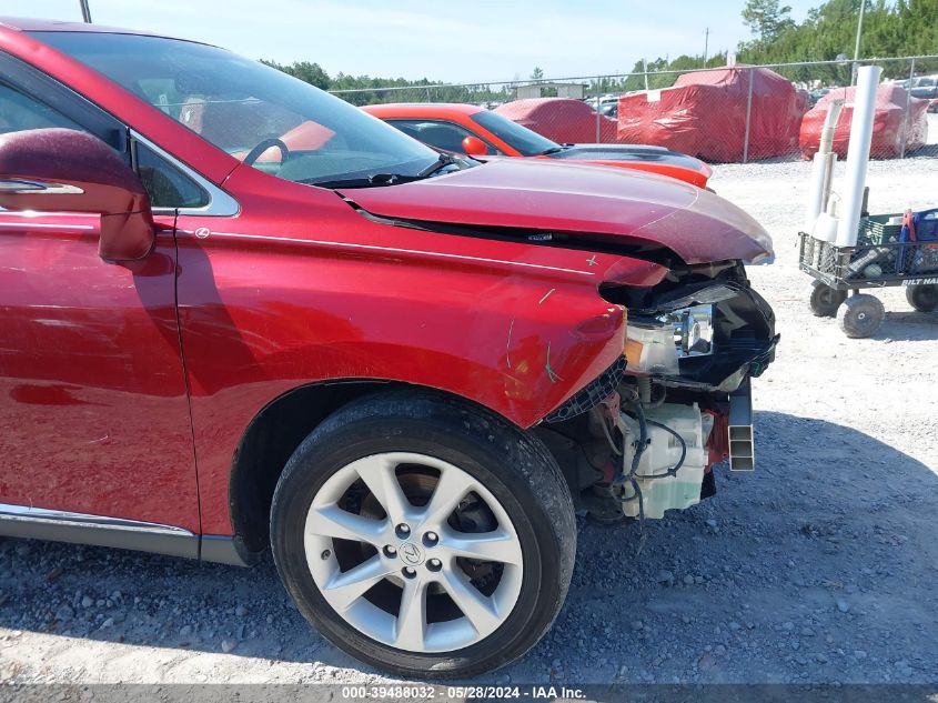 2010 Lexus Rx 350 350 VIN: 2T2ZK1BAXAC016416 Lot: 39488032