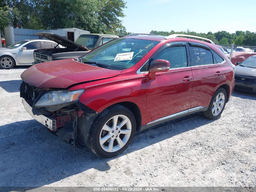 2010 Lexus Rx 350 350 VIN: 2T2ZK1BAXAC016416 Lot: 39488032