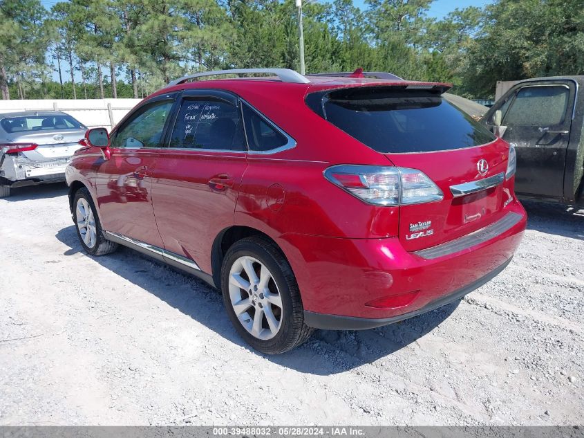 2010 Lexus Rx 350 350 VIN: 2T2ZK1BAXAC016416 Lot: 39488032