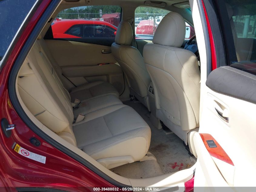 2010 Lexus Rx 350 350 VIN: 2T2ZK1BAXAC016416 Lot: 39488032