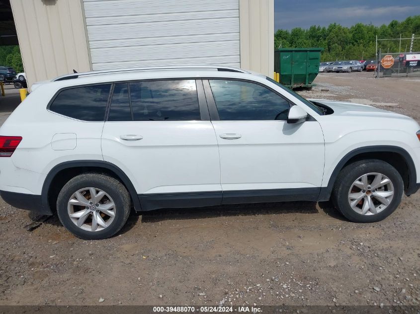 2018 Volkswagen Atlas 3.6L V6 Se VIN: 1V2KR2CAXJC571055 Lot: 39488070