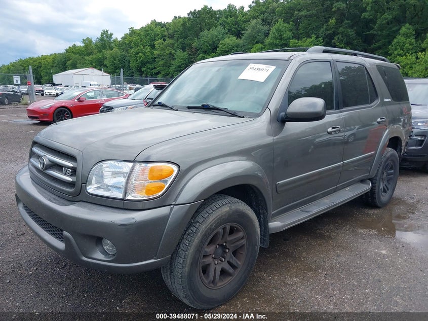 2003 Toyota Sequoia Limited V8 VIN: 5TDBT48AX3S193621 Lot: 39488071