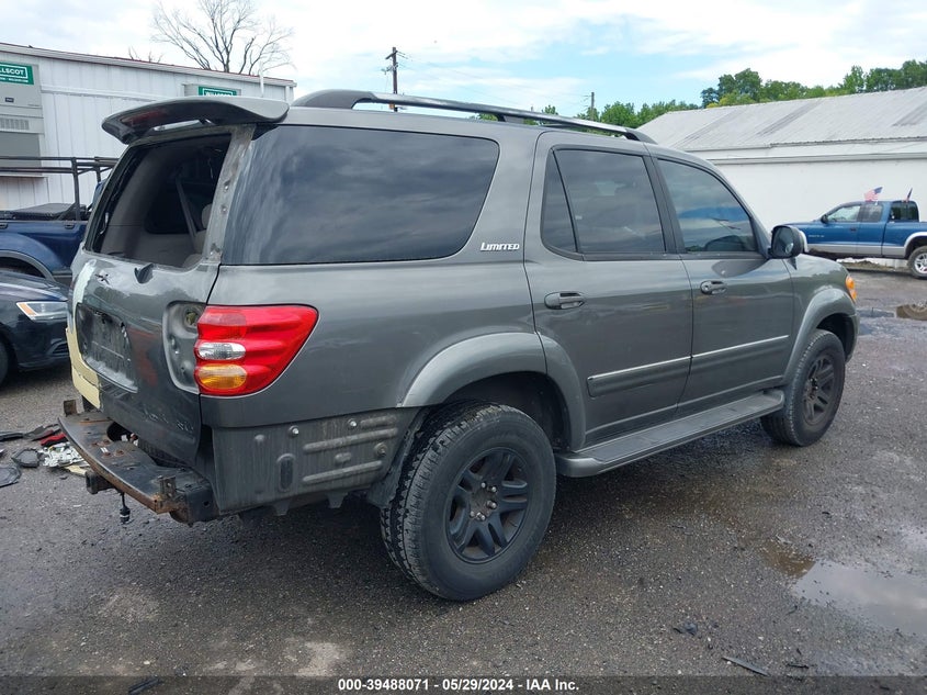 2003 Toyota Sequoia Limited V8 VIN: 5TDBT48AX3S193621 Lot: 39488071