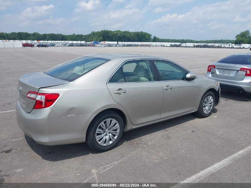 2013 Toyota Camry Le VIN: 4T1BF1FK0DU282365 Lot: 39488090