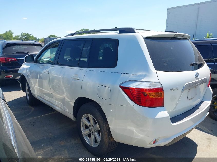 2009 Toyota Highlander VIN: JTEDS41A992091292 Lot: 39488105