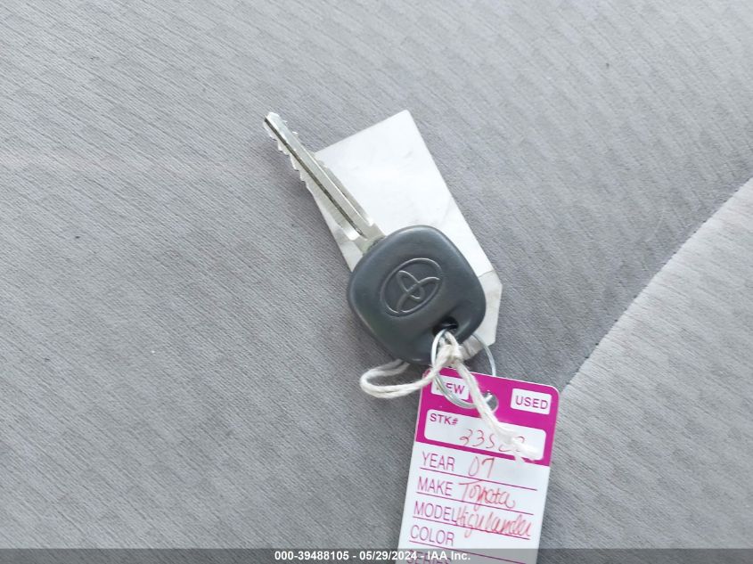 2009 Toyota Highlander VIN: JTEDS41A992091292 Lot: 39488105