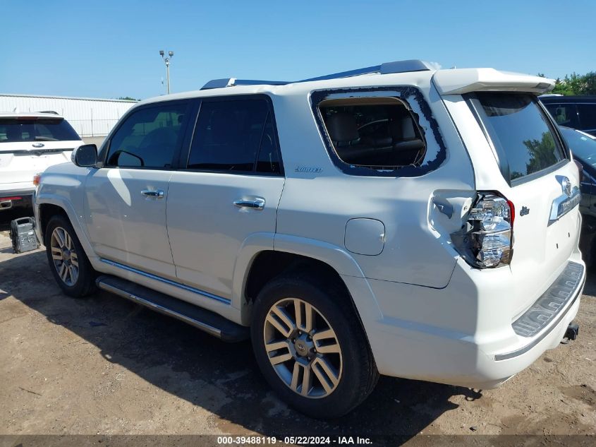 2013 Toyota 4Runner Limited VIN: JTEBU5JRXD5149401 Lot: 39488119