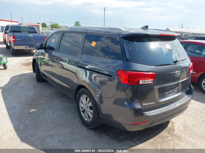 2015 Kia Sedona Lx VIN: KNDMB5C13F6065623 Lot: 39488124