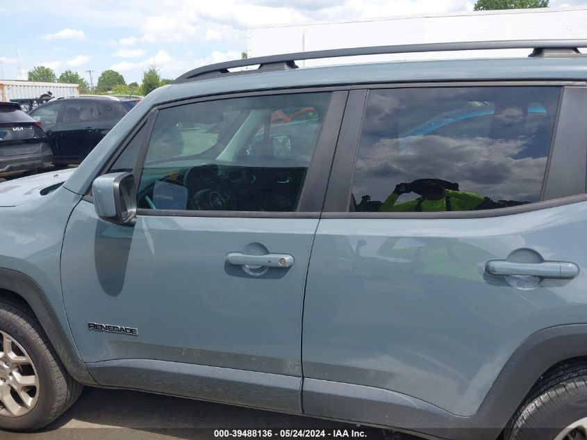 2018 Jeep Renegade Latitude 4X4 VIN: ZACCJBBB4JPJ53655 Lot: 39488136