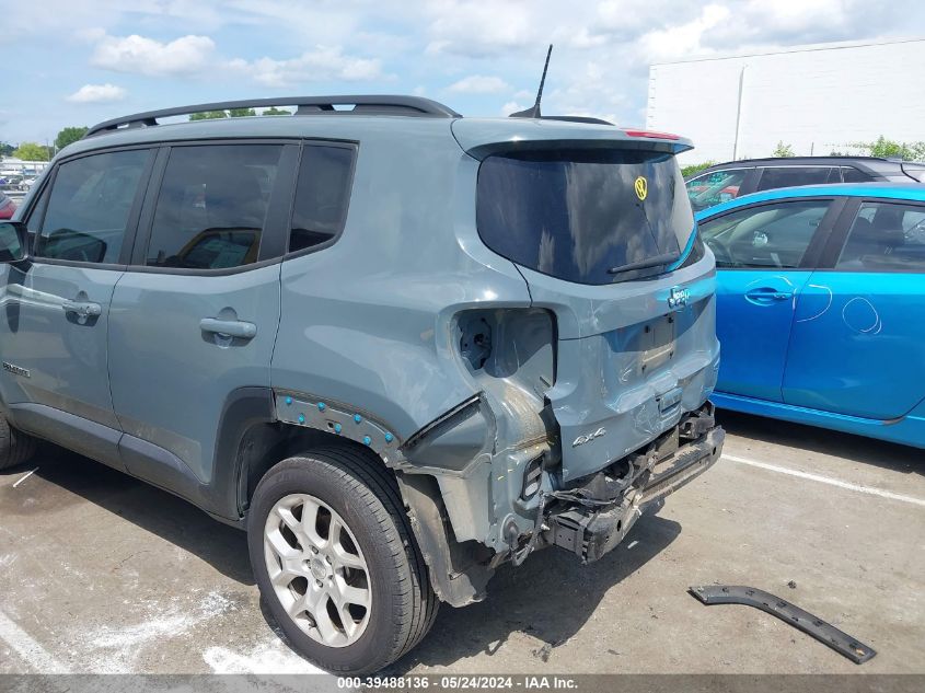 2018 Jeep Renegade Latitude 4X4 VIN: ZACCJBBB4JPJ53655 Lot: 39488136