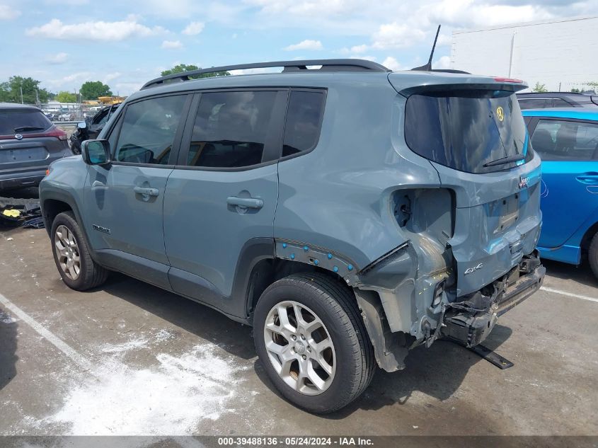 2018 Jeep Renegade Latitude 4X4 VIN: ZACCJBBB4JPJ53655 Lot: 39488136