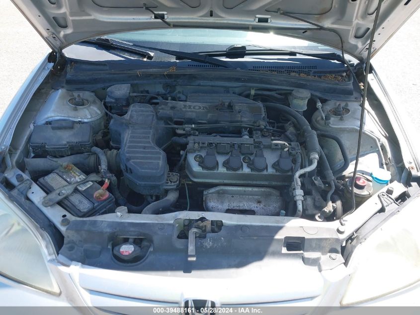 2003 Honda Civic Lx VIN: 2HGES16553H551163 Lot: 39488161