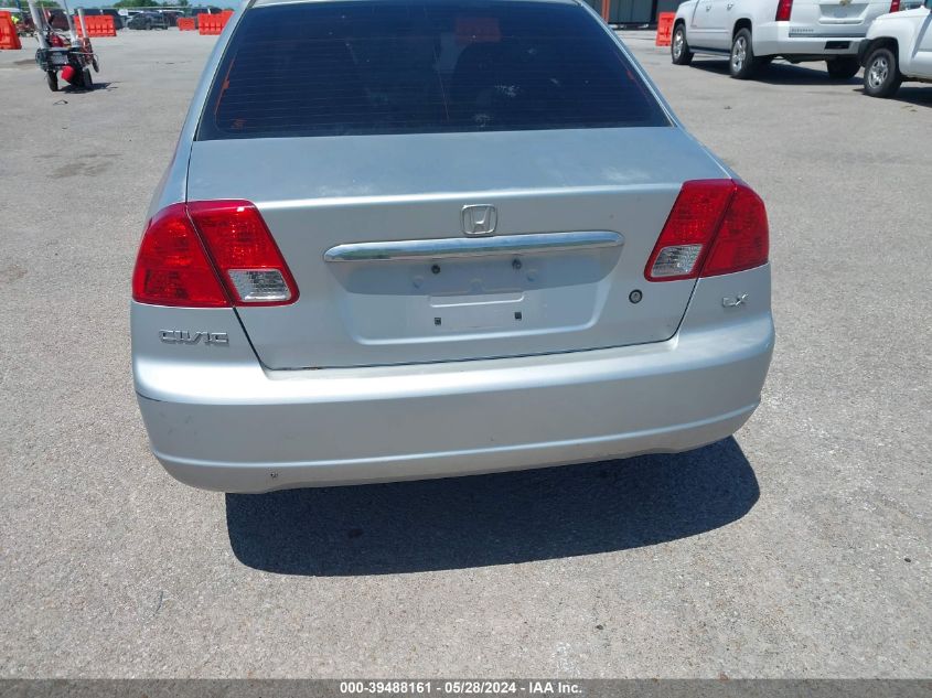 2003 Honda Civic Lx VIN: 2HGES16553H551163 Lot: 39488161