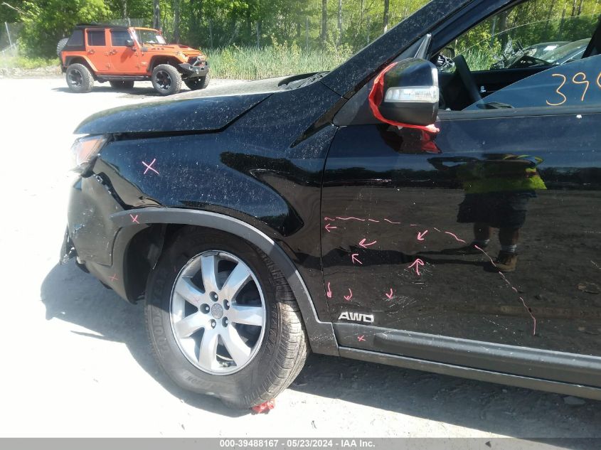 2012 Kia Sorento Lx V6 VIN: 5XYKTDA22CG195122 Lot: 39488167