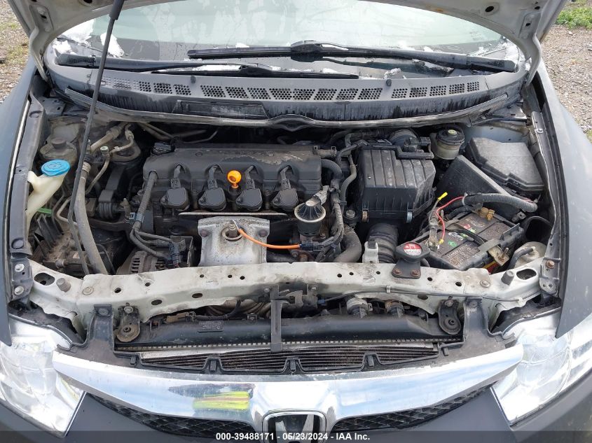 2009 Honda Civic Lx VIN: 2HGFA165X9H320811 Lot: 39488171