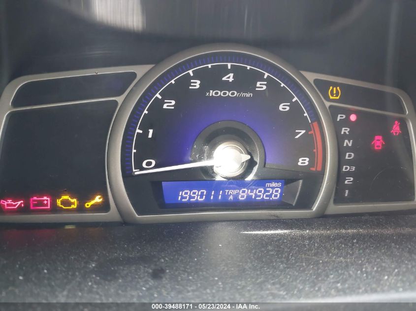 2009 Honda Civic Lx VIN: 2HGFA165X9H320811 Lot: 39488171