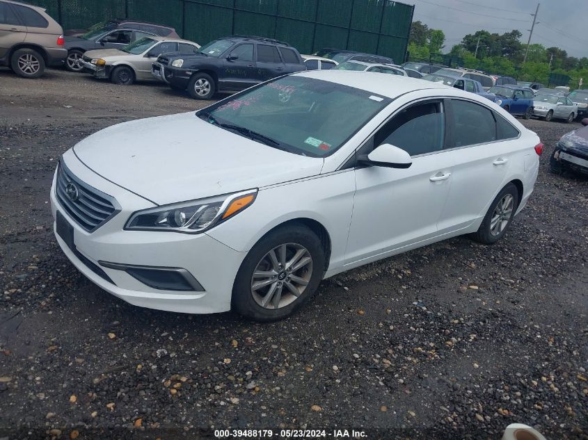 2017 Hyundai Sonata Se VIN: 5NPE24AF1HH455271 Lot: 39488179