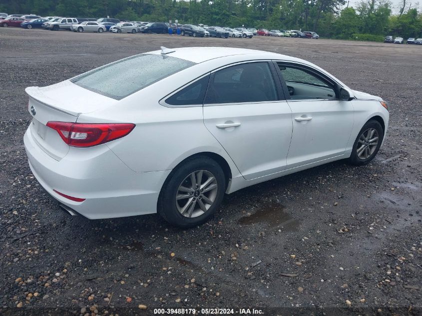 2017 HYUNDAI SONATA SE - 5NPE24AF1HH455271