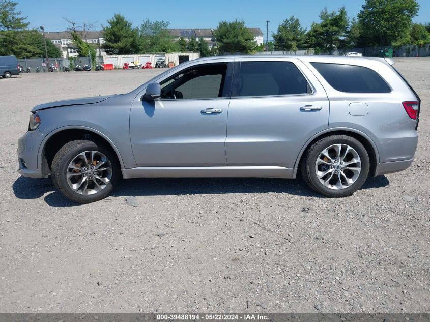 2019 Dodge Durango Gt Plus Rwd VIN: 1C4RDHDG8KC645126 Lot: 39488194