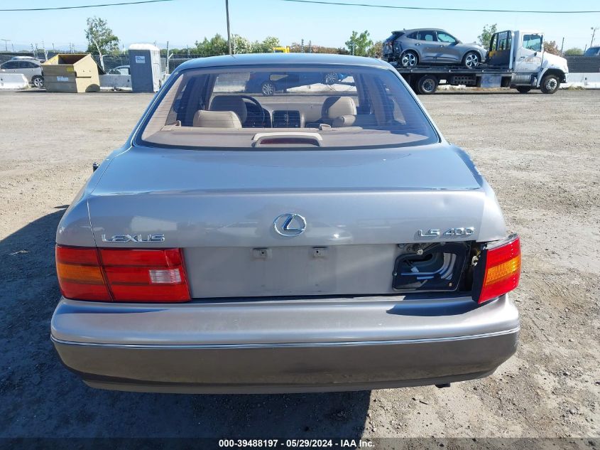 1996 Lexus Ls 400 VIN: JT8BH22F9T0062885 Lot: 39488197