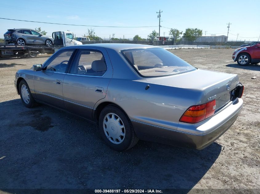 1996 Lexus Ls 400 VIN: JT8BH22F9T0062885 Lot: 39488197