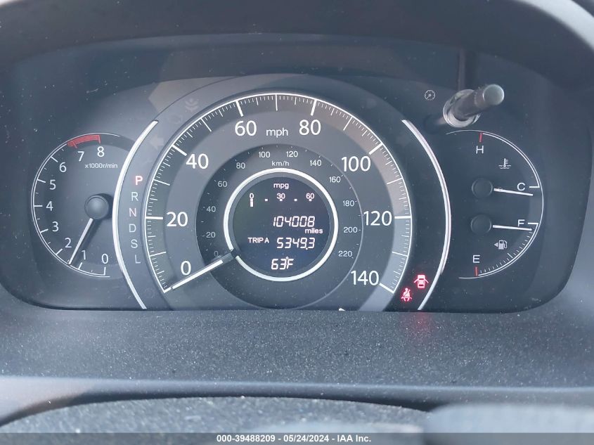 2015 Honda Cr-V Ex VIN: 2HKRM4H52FH619438 Lot: 39488209