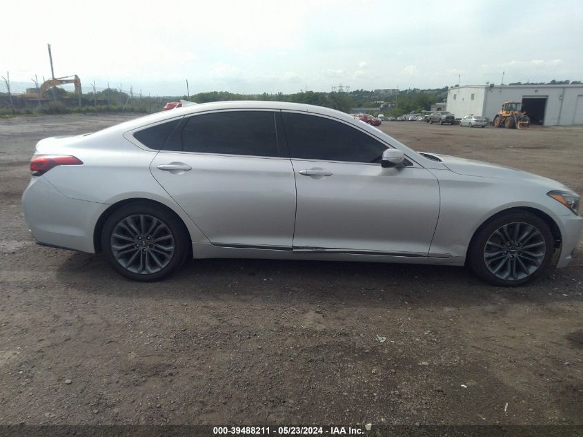 2017 Genesis G80 3.8 VIN: KMHGN4JE4HU177460 Lot: 39488211