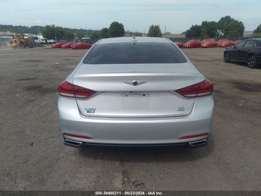 2017 Genesis G80 3.8 VIN: KMHGN4JE4HU177460 Lot: 39488211