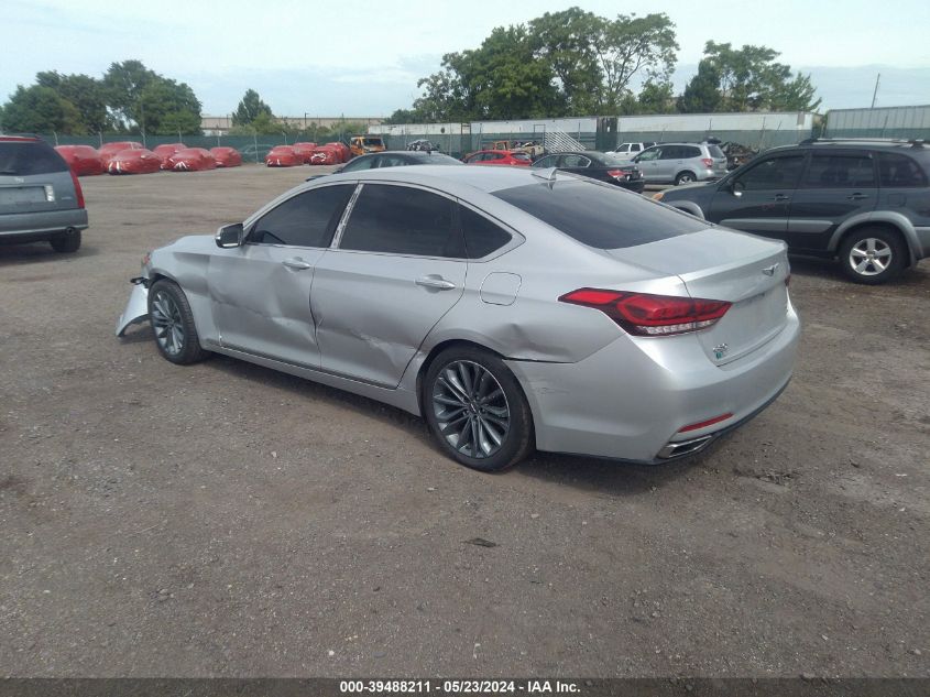 2017 Genesis G80 3.8 VIN: KMHGN4JE4HU177460 Lot: 39488211