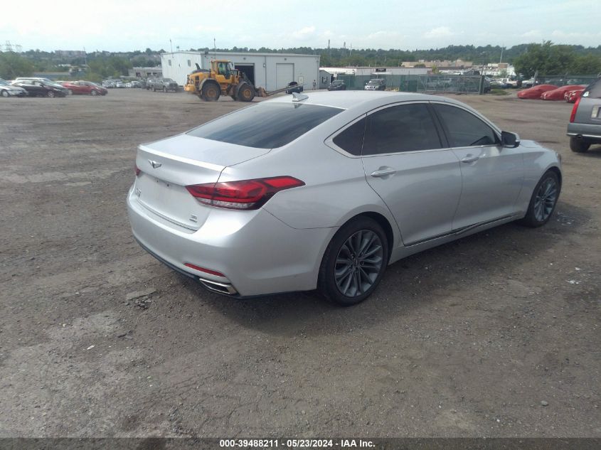 2017 Genesis G80 3.8 VIN: KMHGN4JE4HU177460 Lot: 39488211