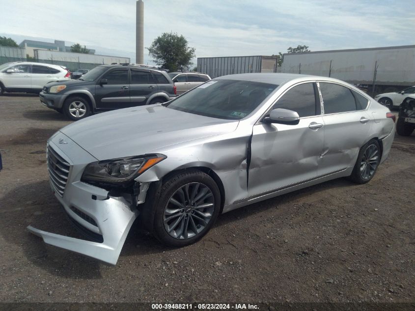 2017 Genesis G80 3.8 VIN: KMHGN4JE4HU177460 Lot: 39488211