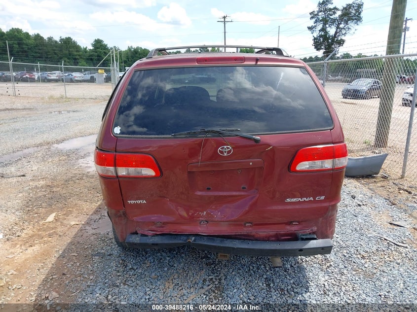 2003 Toyota Sienna Ce VIN: 4T3ZF19C73U512668 Lot: 39488216