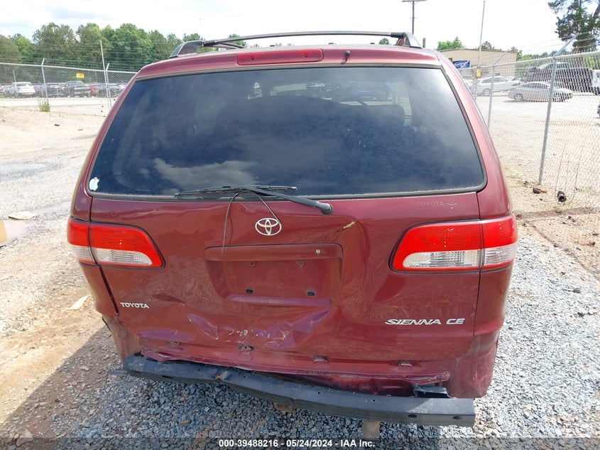 2003 Toyota Sienna Ce VIN: 4T3ZF19C73U512668 Lot: 39488216