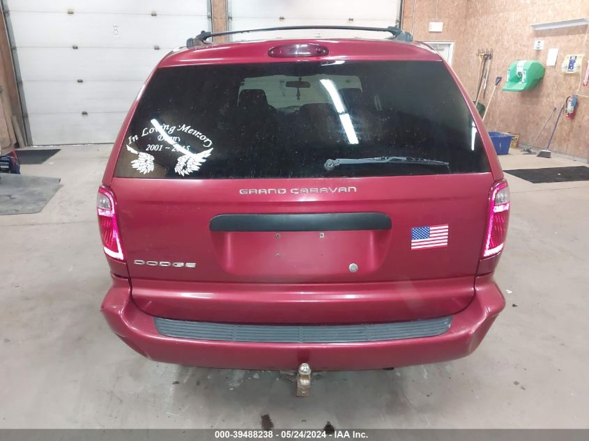 2005 Dodge Grand Caravan Se VIN: 1D4GP24R15B143438 Lot: 39488238