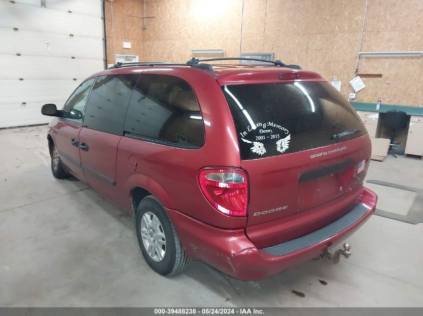 2005 Dodge Grand Caravan Se VIN: 1D4GP24R15B143438 Lot: 39488238