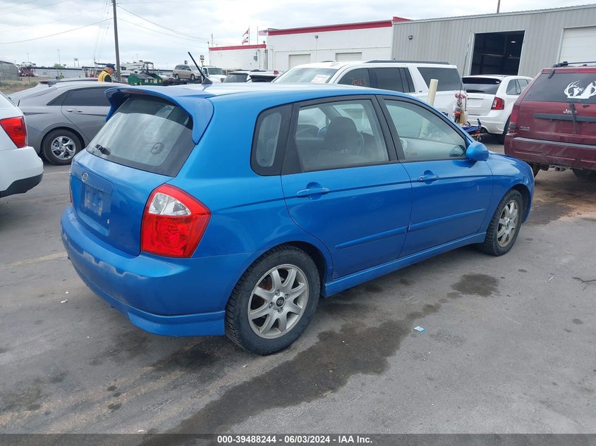 2005 Kia Spectra5 VIN: KNAFE161555085345 Lot: 39488244