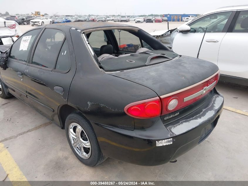 2003 Chevrolet Cavalier VIN: 1G1JC52F337134113 Lot: 39488267