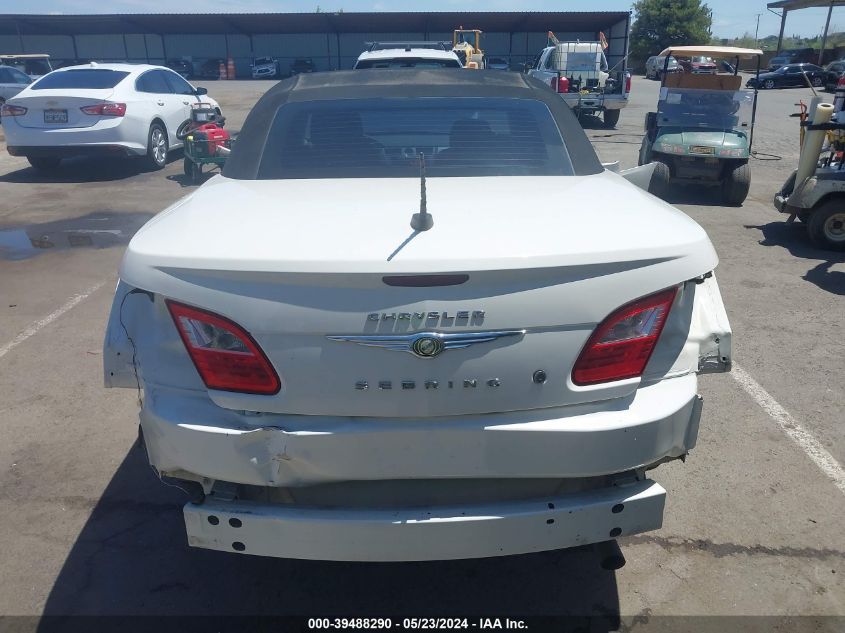 2010 Chrysler Sebring Touring VIN: 1C3BC5ED1AN165766 Lot: 39488290