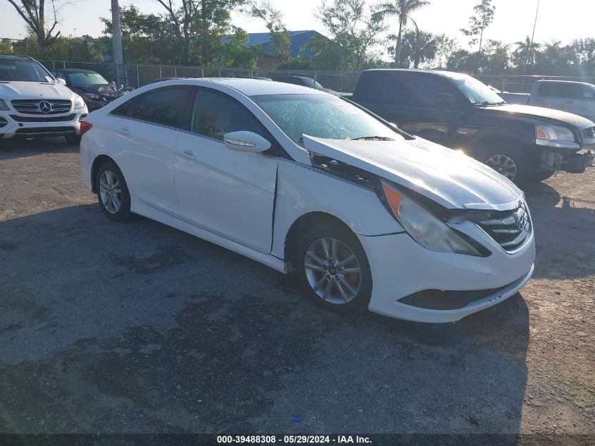 2014 Hyundai Sonata Gls VIN: 5NPEB4AC3EH887619 Lot: 39488308