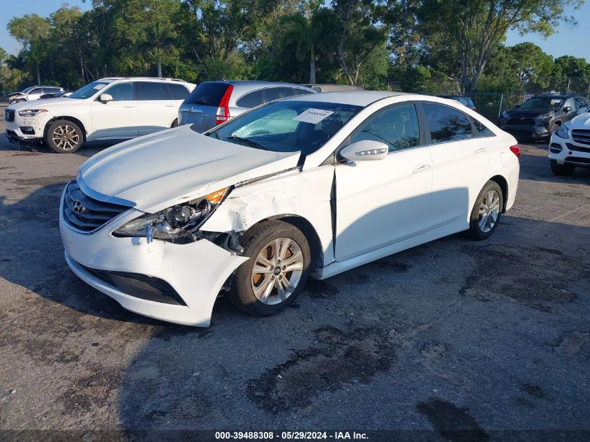 2014 Hyundai Sonata Gls VIN: 5NPEB4AC3EH887619 Lot: 39488308