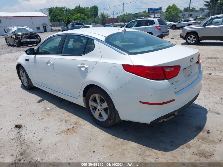 2015 Kia Optima Lx VIN: 5XXGM4A74FG356089 Lot: 39488310