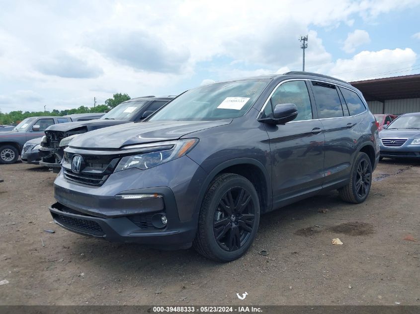 2022 Honda Pilot Awd Special Edition VIN: 5FNYF6H20NB092620 Lot: 39488333