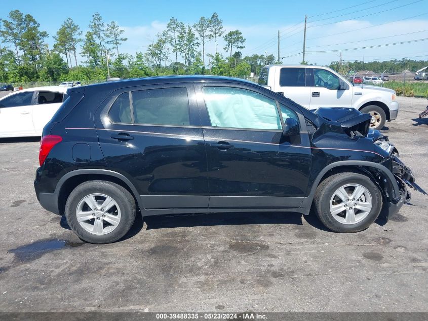 2020 Chevrolet Trax Fwd Ls VIN: 3GNCJKSB2LL113743 Lot: 39488335