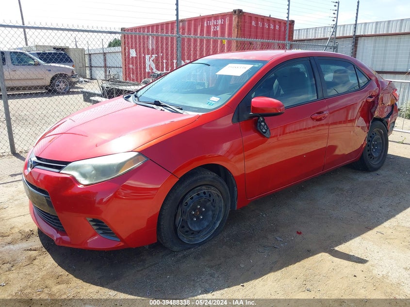 2016 TOYOTA COROLLA LE - 5YFBURHE1GP368009