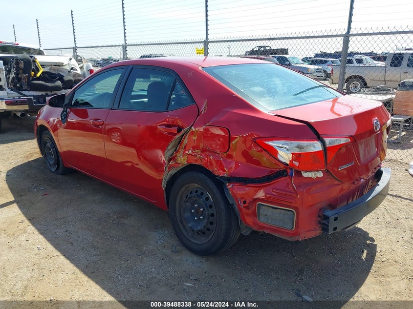 2016 TOYOTA COROLLA LE - 5YFBURHE1GP368009