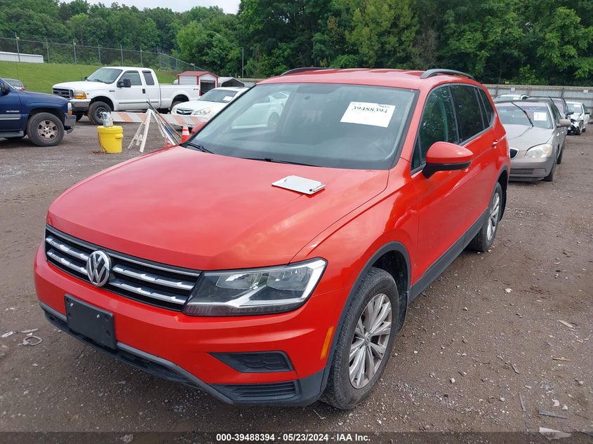 VIN 3VV0B7AX1KM052978 2019 VOLKSWAGEN TIGUAN 2.0T S
