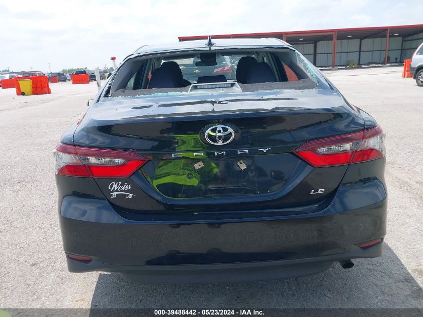 2022 Toyota Camry Le VIN: 4T1C11AK2NU007768 Lot: 39488442