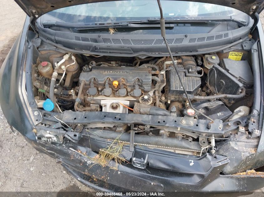 2008 Honda Civic Lx VIN: 2HGFG12678H540242 Lot: 39488468