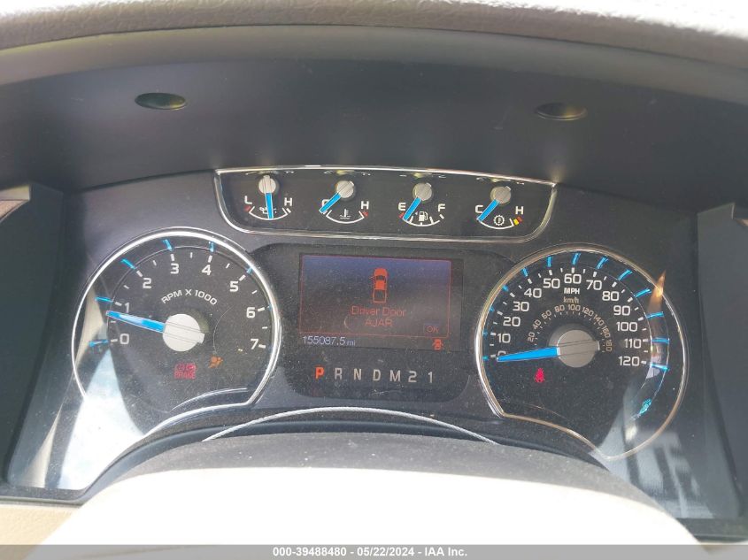 2013 Ford F-150 Lariat VIN: 1FTFW1EFXDFA15748 Lot: 39488480