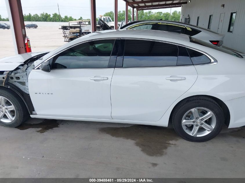 2022 Chevrolet Malibu Fwd Ls VIN: 1G1ZB5ST7NF187952 Lot: 39488481